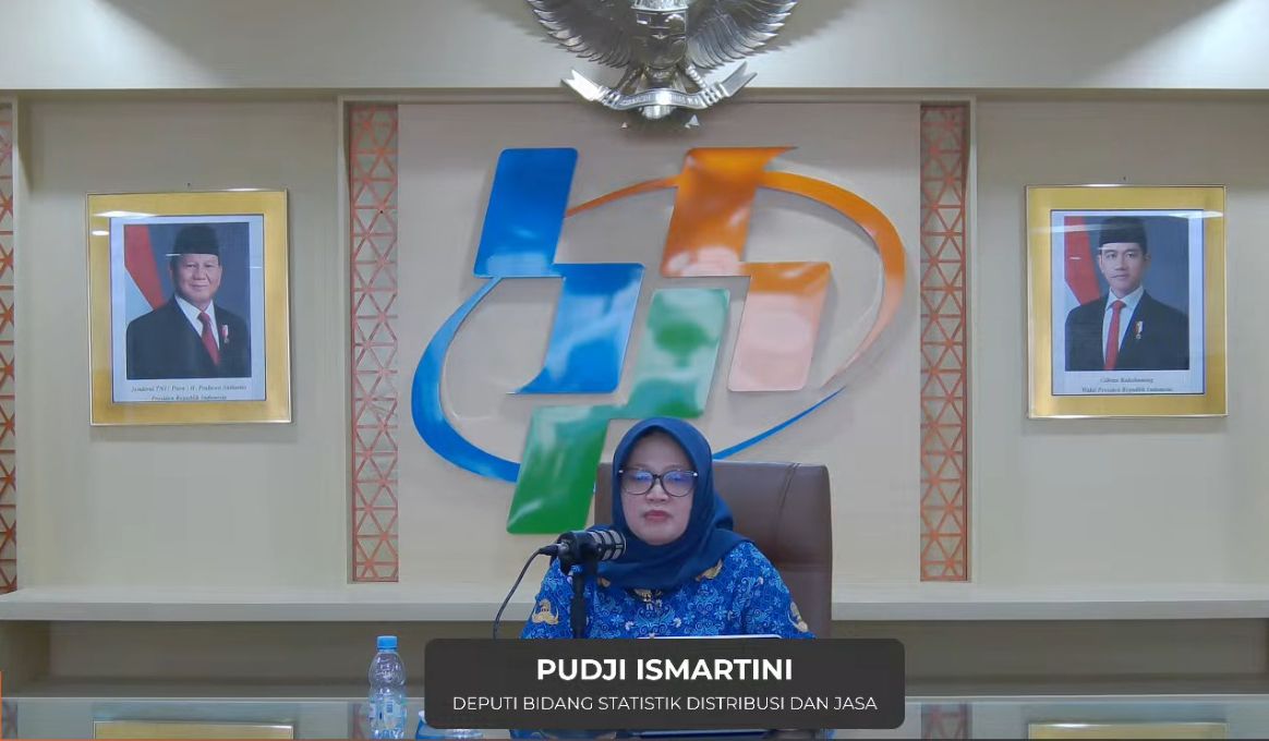 Deputi Statistik Bidang Distribusi dan Jasa BPS, Pudji Ismartini