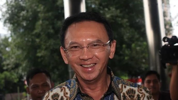 Basuki Tjahaja Purnama alias Ahok saat mendatangi KPK. (Antara) 