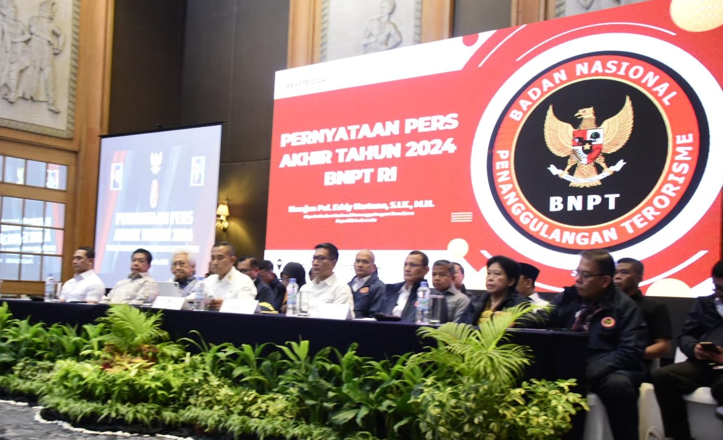 konferensi pers akhir tahun BNPT <b>(Dok. NTVNews.id)</b>