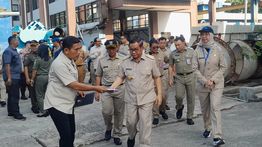 Tinjau Waduk Pluit, Pramono: Persiapan Kalau Kemudian Ada Peristiwa Banjir