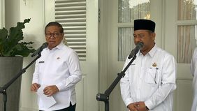 Gubernur DKI Jakarta, Pramono Anung menerima kunjungan Menteri Besar Kelantan, Mohd Nassuruddin Daud, di Balai Kota Jakarta pada Rabu, 13 Mei 2026.