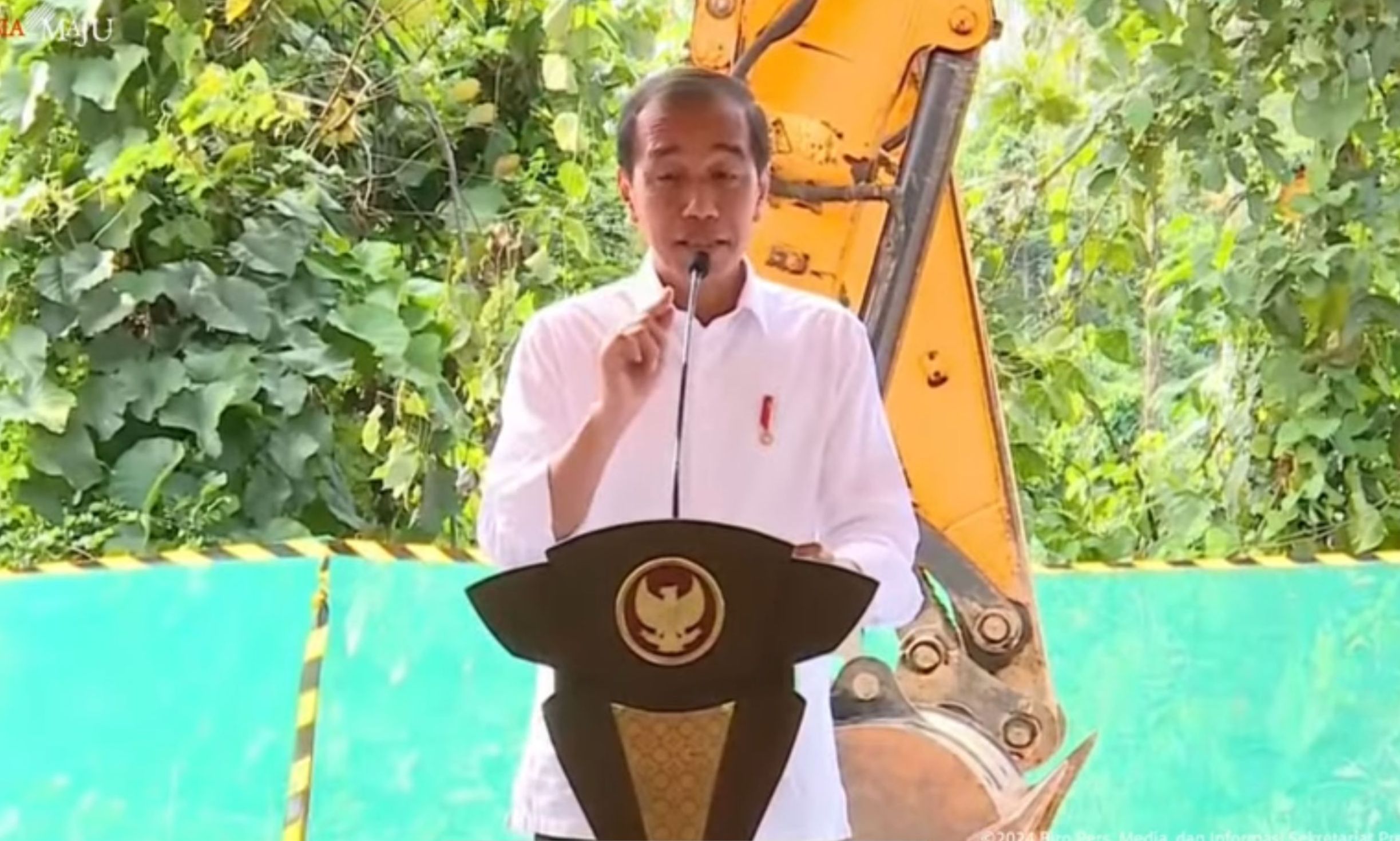 Jokowi di IKN <b>(Tangkapan Layar)</b>