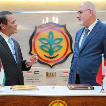 Indonesia Siap Kirim Bantuan Pangan Beras 10 Ribu Ton ke Palestina