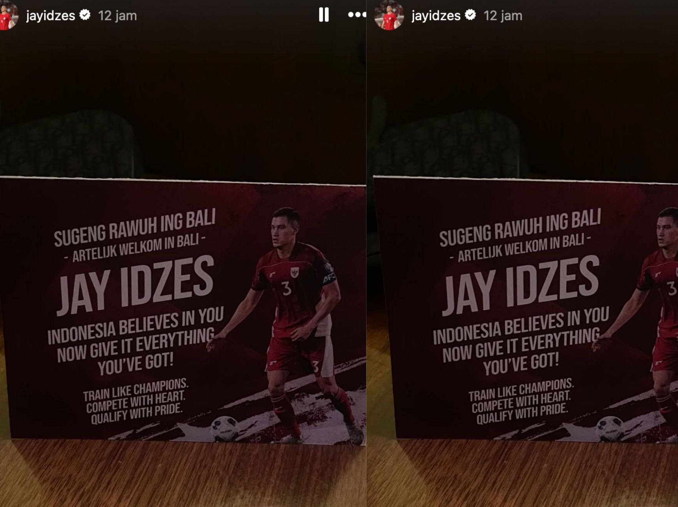 Jay Idzes tiba di Bali <b>(Instagram @jayidzes)</b>