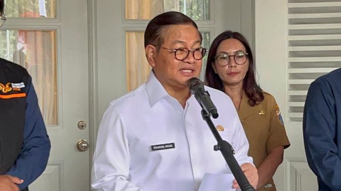 Pramono Anung di Balai Kota DKI Jakarta, Senin, 31 Agustus 2026.