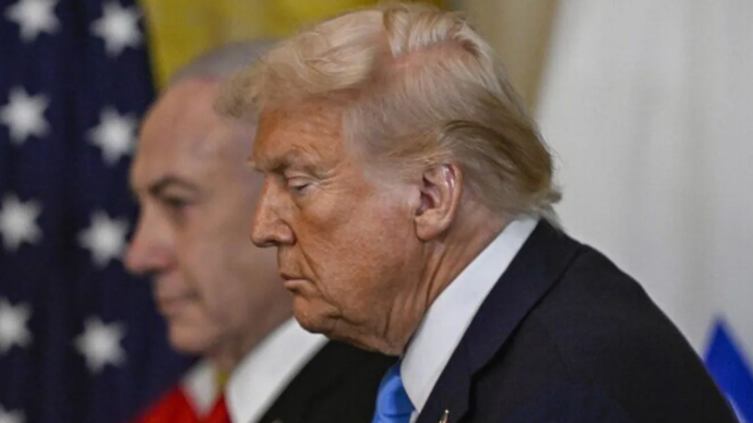 Arsip foto - Presiden Amerika Serikat Donald Trump dan Perdana Menteri Israel Benjamin Netanyahu. ANTARA/Anadolu Agency/pri.