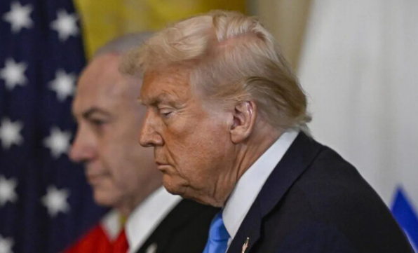 Arsip foto - Presiden Amerika Serikat Donald Trump dan Perdana Menteri Israel Benjamin Netanyahu. ANTARA/Anadolu Agency/pri. <b>(Antara)</b>