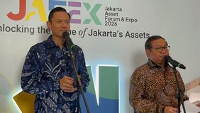 Menteri Koordinator Bidang Infrastruktur dan Pembangunan Kewilayahan, Agus Harimurti Yudhoyono (AHY) mengungkapkan cerita menarik saat menghadiri Jakarta Asset Forum & Expo 2026 di Jakarta Selatan, Selasa, 11 Agustus 2026.