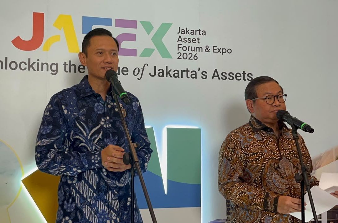 AHY dan Pramono Anung <b>(NTVNews.id/Adiansyah)</b>