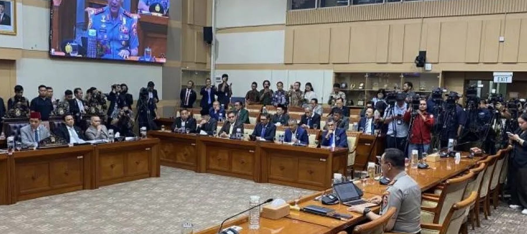 Calon Kapolri Komjen Pol. Suyudi Ario Seto menjalani uji kelayakan dan kepatutan di Komisi III DPR RI, kompleks parlemen, Jakarta