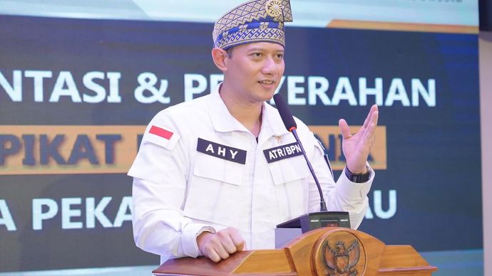 Menteri Agraria dan Tata Ruang/Kepala Badan Pertanahan Nasional, (ATR/BPN) Agus Harimurti Yudhoyono 
