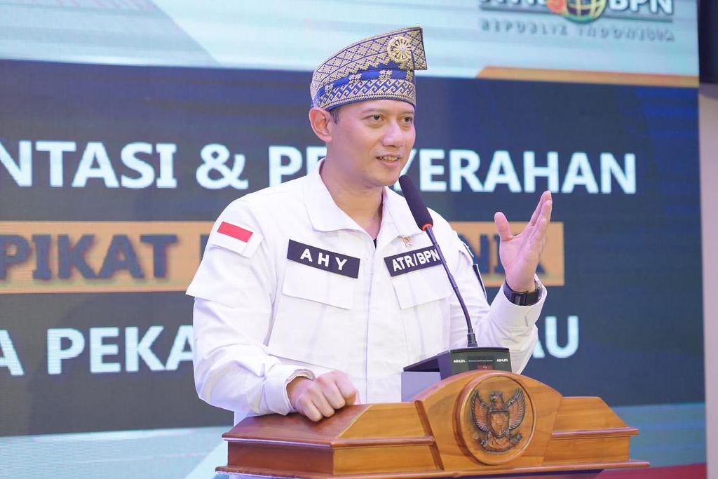 Menteri Agraria dan Tata Ruang/Kepala Badan Pertanahan Nasional, (ATR/BPN) Agus Harimurti Yudhoyono 