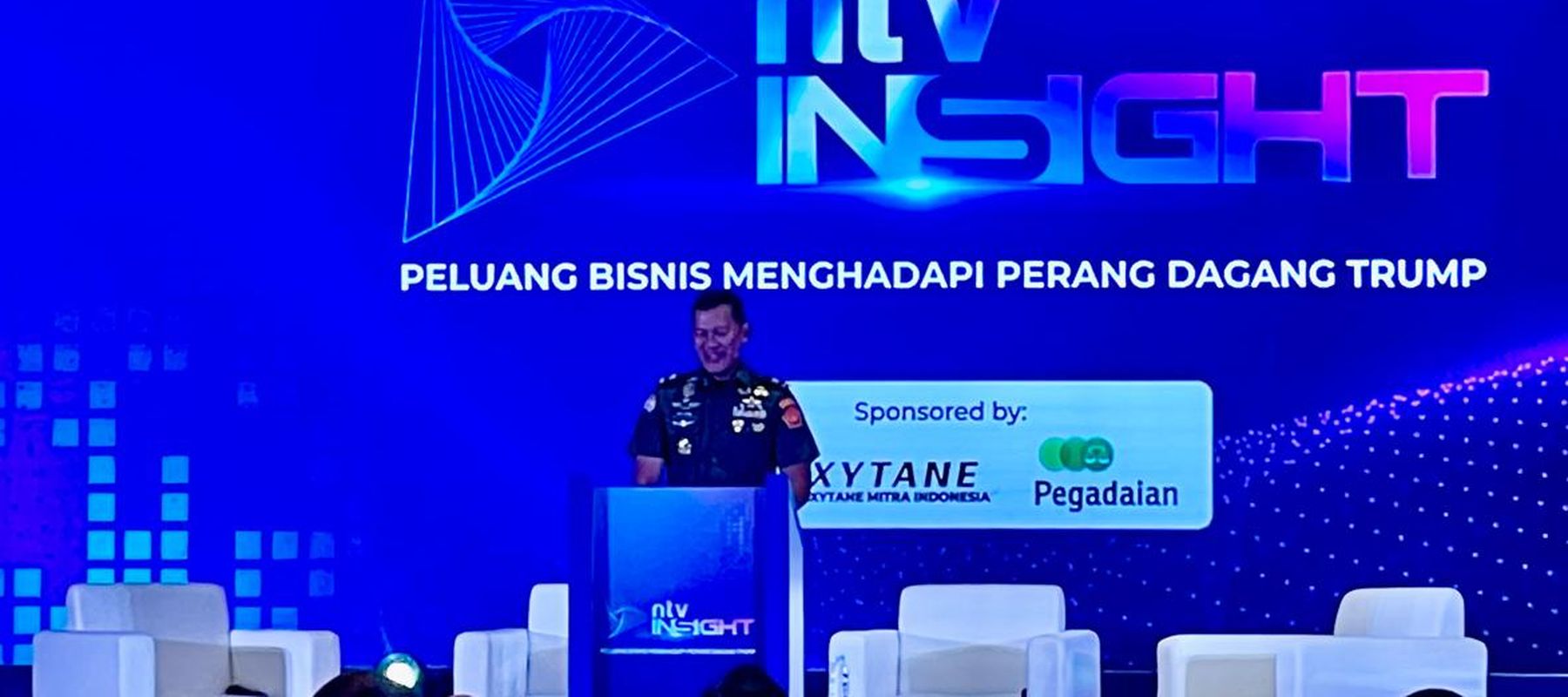 Kepala Pusat Penerangan (Kapuspen) TNI Brigjen TNI Kristomei Sianturi dalam forum diskusi NTV Insight
