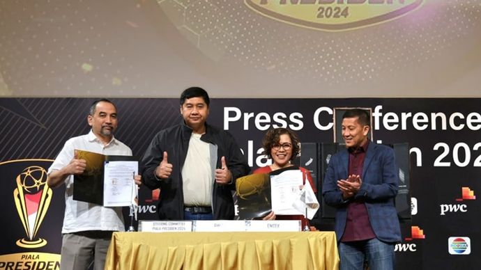 Piala Presiden 2024 diiikuti oleh delapan tim saja