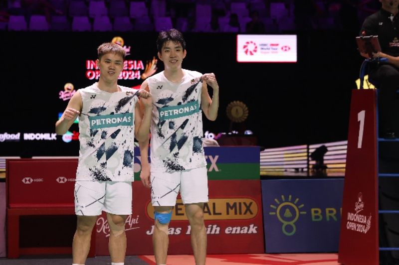 wakil Malaysia, Man Wei Chong/Kai Wun Tee lolos ke final Indonesia Open 2024 <b>(PBSI)</b>