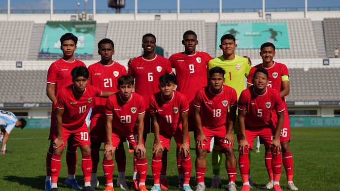 Timnas Indonesia U-20 menang 2-1 atas Argentina U-20 di ajang Seoul Earth On Us Cup 2024, Rabu (28/8/2024).