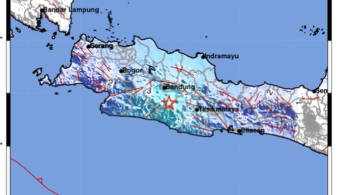 Gempa di Bandung <b>(BMKG)</b>