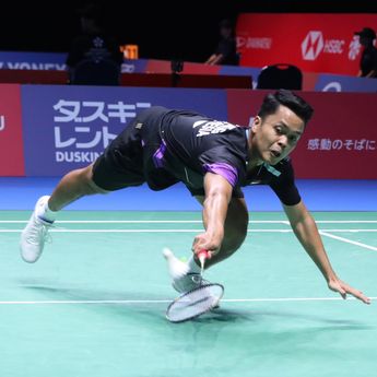 Hasil Japan Open 2024: Cedera Engkel, Langkah Anthony Sinisuka Ginting Terhenti di Babak Pertama