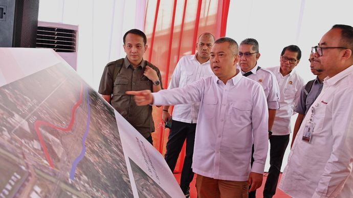 Menteri Perhubungan Dudy Purwagandhi dorong percepatan pembangunan akses jalan menuju Stasiun Kereta Cepat Karawang/Ist