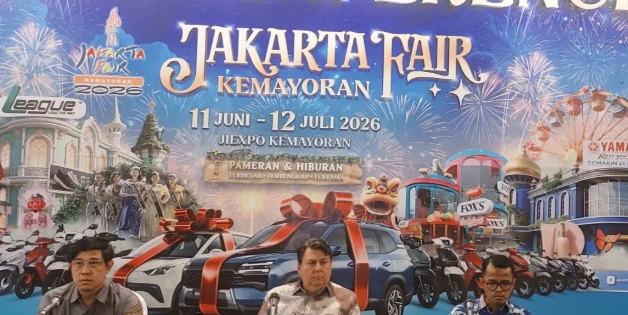 Marketing Director JIEXPO Ralph Sceunemann memberikan keterangannya kepada media di JIEXPO Kemayoran, Jakarta Pusat. <b>(Antara)</b>