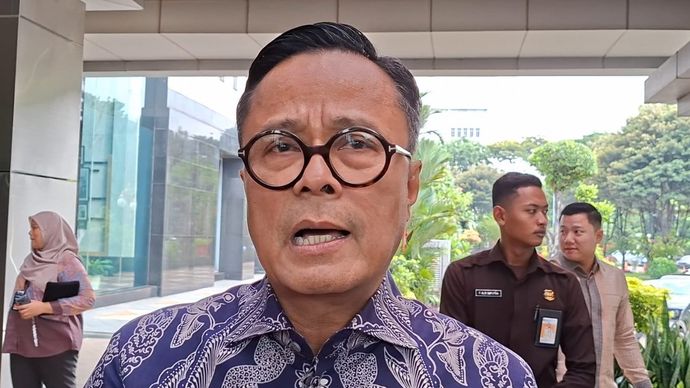 Kepala BP BUMN Dony Oskaria bertemu dengan Menteri Keuangan (Menkeu) Purbaya Yudhi Sadewa di kantor Kementerian Keuangan (Kemenkeu), Jakarta, Rabu 6 Mei 2026.