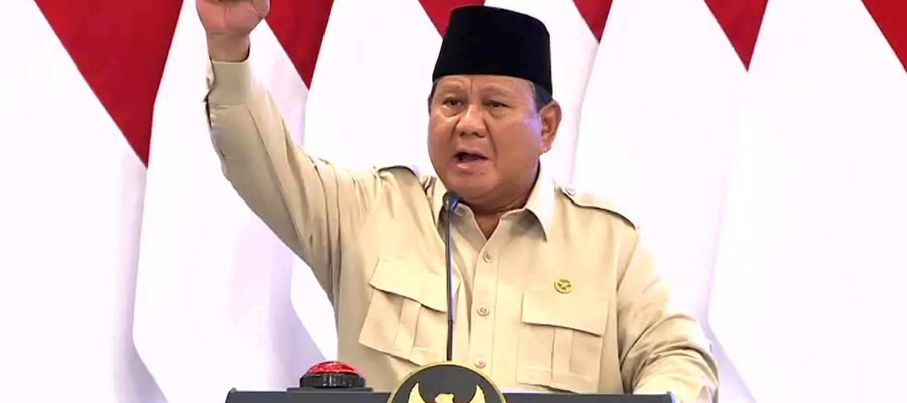 Presiden Prabowo Subianto secara resmi meluncurkan logo dan tema Hari Ulang Tahun (HUT) ke-80 Kemerdekaan Republik Indonesia, bertempat di Istana Negara, Jakarta.