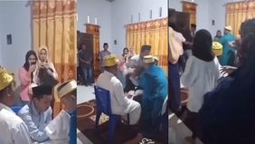 Belum lama ini beredar di sosial media sebuah video yang menunjukkan proses ijab Kabul sepasang pengantin yang menegangkan.