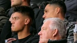Mees HIlgers dan Joey Pelupessy Nonton Duel FC Twente vs NEC Nijmegen