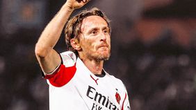Gol penentu dari Luka Modric membawa AC Milan menundukkan Pisa dengan skor 2-1 pada pekan ke-25 Serie A di Stadio Romeo Anconetani, Pisa, Jumat waktu setempat.