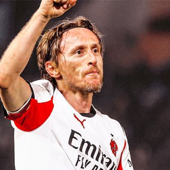 Gol Luka Modric Pastikan Kemenangan AC Milan atas Pisa 2-1