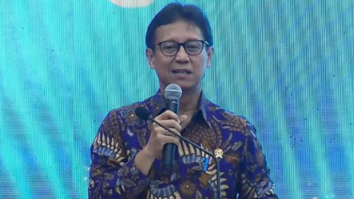 Menteri Kesehatan Budi Gunadi Sadikin di Jakarta, Selasa (2/6/2026). Antara/Mecca Yumna