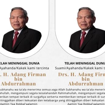 Innalillahi, Eks Kapolda Metro Irjen Adang Firman Meninggal Dunia