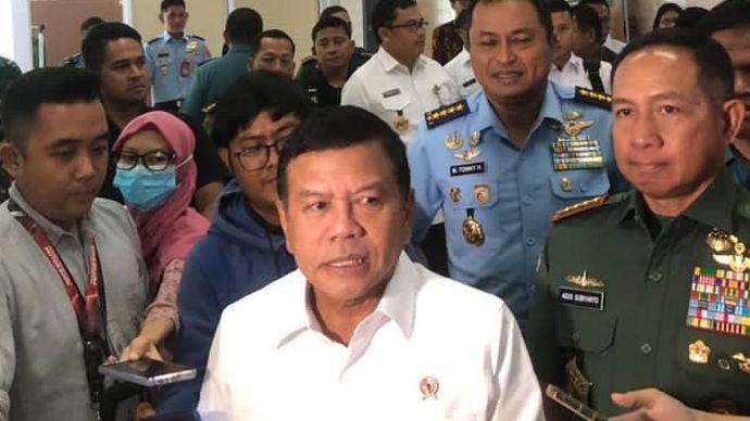 Panglima TNI Agus Subiyanto dan Wamenhan