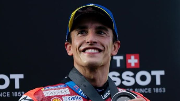 Pembalap Ducati Lenovo Marc Marquez
