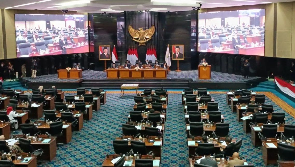 Suasana rapat paripurna di DPRD DKI Jakarta, Senin 4 Agustus 2025. ANTARA/Khaerul Izan <b>(Antara)</b>