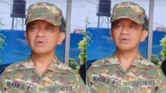 Bahlil Pakai Seragam Loreng Jelang Pembekalan Menteri di Magelang