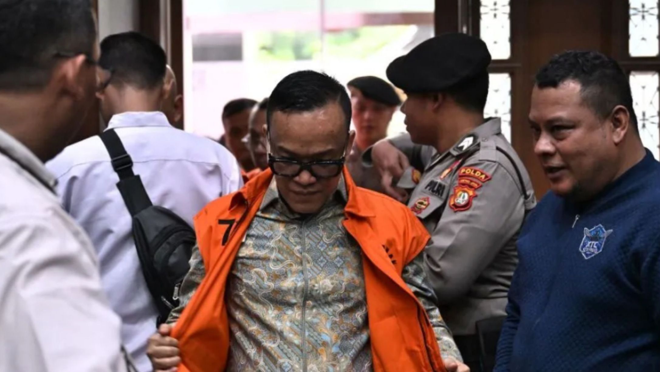 Eks Wamenaker Immanuel Ebenezer jalani sidang perdana <b>(ANTARA)</b>