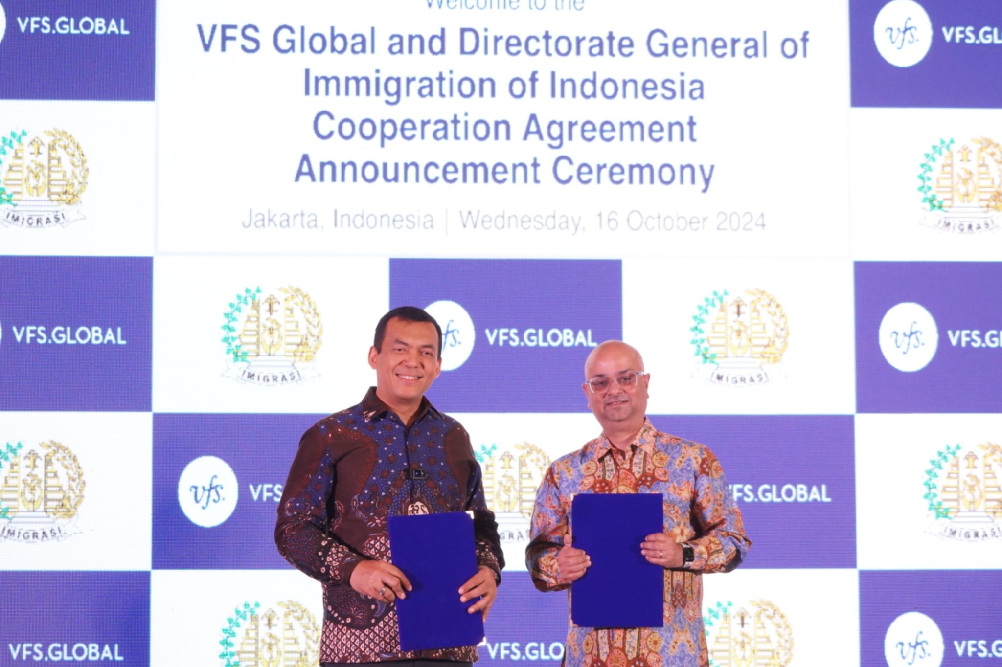 Direktorat Jenderal (Ditjen) Imigrasi meresmikan kerja sama dengan VFS Global <b>(Ist)</b>