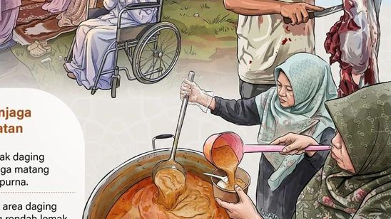 Infografik: Kiat Jaga Kesehatan Usai Idul Adha