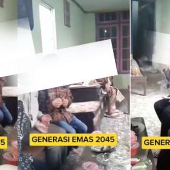 Viral Rombongan Bocah Asik Ngerokok Depan Orang Tua, Netizen: Generasi Cemas 2045