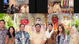 Guyon Prabowo Saat Kunjungi Mall Sarinah Bersama Titiek Soeharto dan Didit