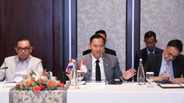 AHY Bicara Proyek Giant Sea Wall di  Forum The Netherlands-Indonesia CEO Roundtable Discussion