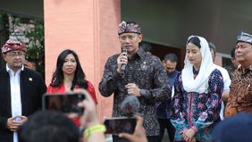 Menteri Koordinator Bidang Infrastruktur dan Pembangunan Kewilayahan, Agus Harimurti Yudhoyono (AHY), meresmikan Jembatan Penyeberangan Orang (JPO) I Gusti Ngurah Rai, Kamis, 23 Januari 2025.