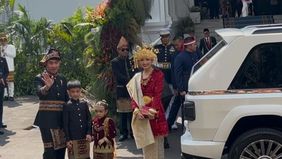 Gibran Rakabuming Raka Menghadiri Upacara Peringatan HUT Ke-80 Kemerdekaan Republik Indonesia di Istana Merdeka.
