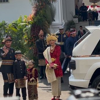 Gibran Hadiri Upacara HUT ke-80 RI dengan Busana Adat Gayo