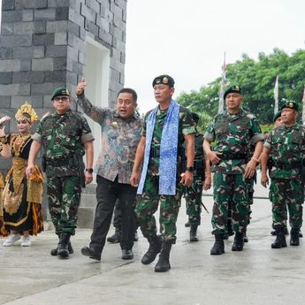 Pangkostrad dan Pj Bupati Bekasi Resmikan Pembangunan Yontaipur Kostrad