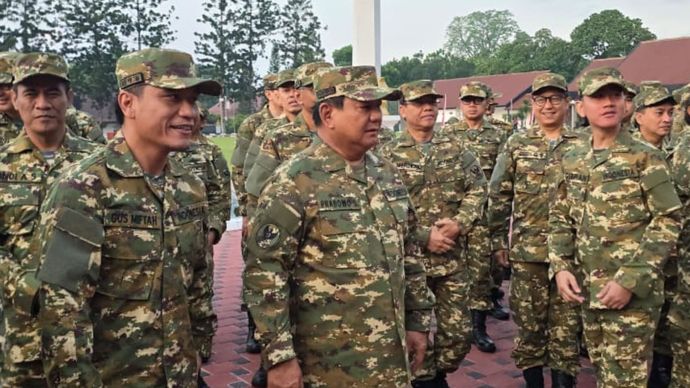 Prabowo dan Para Menteri Kabinet Merah Putih