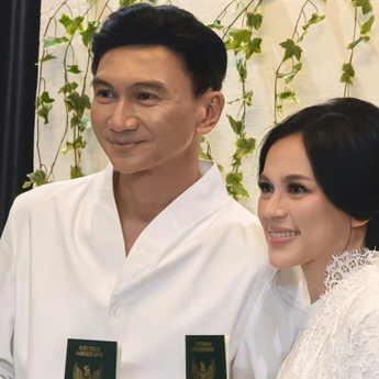 Anji Resmi Menikah dengan Dena Desy