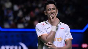 Pemain muda Alwi Farhan menjuarai BWF World Tour Super 500 Daihatsu Indonesia Masters 2026 di Istora Gelora Bung Karno, Senayan, Jakarta, Minggu 25 Januari 2026.
