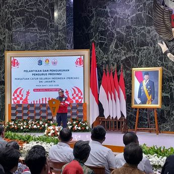 Pramono Anung Dorong Juara Umum Kejurnas Catur 2025